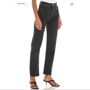 AGOLDE 90s Pinch Waist High Rise Kick Flare in Pepper NWT!!